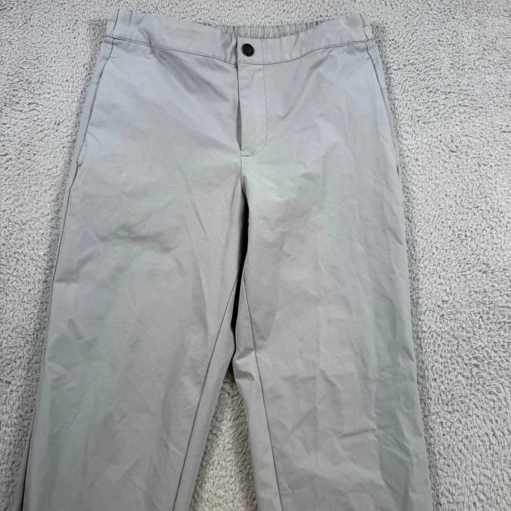 Banana Republic Mens Gray Performance Jogger Pants Size 30 Tapered Elastic Cuff